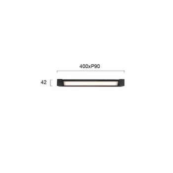 Бра VALSE 4213201 Viokef черный
