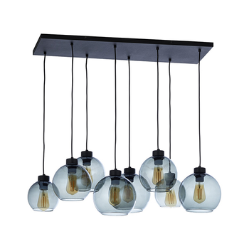 Люстра подвесная Cubus graphite 4113 TK-Lighting черный / графит, дымчатый, прозрачный