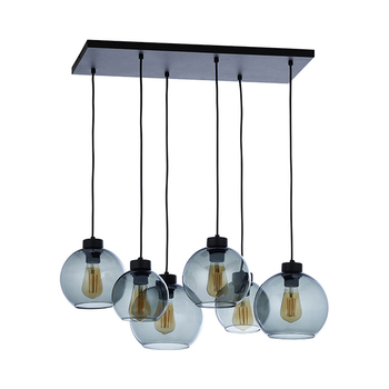 Люстра подвесная Cubus graphite 2833 TK-Lighting черный / графит, дымчатый, прозрачный