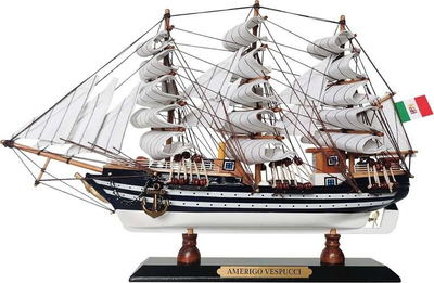 Колекційна модель LEAN Toys корабель Amerigo Vespucci (5905323217669)