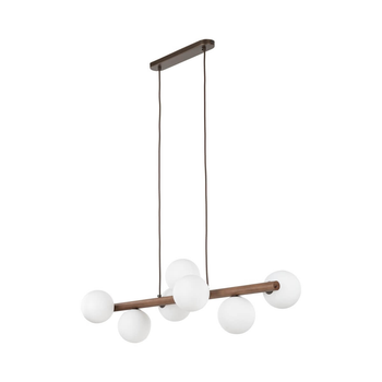 Люстра подвесная ESTERA WOOD 10272 TK-Lighting дерево, коричневый / белый