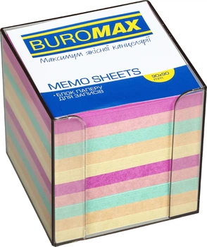 Пластиковый бокс с цветной бумагой Buromax 1000 л Дымчатый (BM.2291-02)