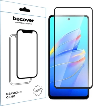 Защитное стекло BeCover для смартфона Tecno Spark Go 1 (KL4) Black (BC_712318)