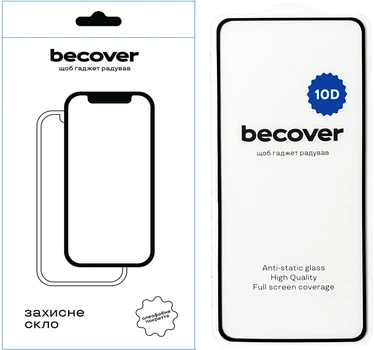 Защитное стекло для смартфона Motorola Moto G84 BeCover 10D Black (BC_712333)