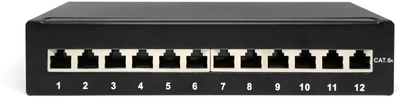 Патч-панель Digitus CAT 6A 12-port 1U (DN-91612SD-EA)