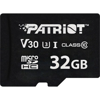 Карта памяти Patriot Micro SDHC VX Series 32GB V3.0 (PSF32GVX31MCH)