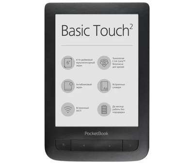 Електронна книга PocketBook 625 Basic Touch 2 Black (PB625-E-CIS)