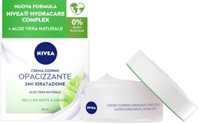 Матирующий дневной крем NIVEA Интенсивное увлажнение 24 часа 50 мл (4005800097874)