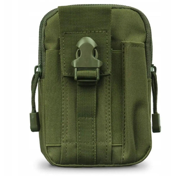 Тактична сумка підсумок для телефону документів MOLLE Cordura 1000D 17x11 Olive (ws96986)