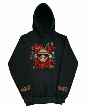 Худі аніме "Ван Піс. Мугівара Луффі" S Чорна (onepiecehoodie-00-003-S)