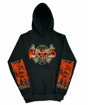 Худі аніме "Ван Піс. Мугівара Луффі" S Чорна (onepiecehoodie-00-002-S)