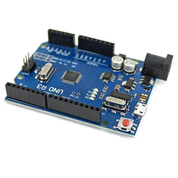 Плата Arduino UNO R3 MEGA328P CH340G, micro USB арт.100177-1-MU