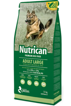 Сухий корм Nutrican для дорослих собак великих порід з куркою (30-90кг) 15 кг + 2 кг