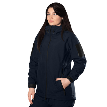 Демисезонная женская Куртка Camotec Stalker SoftShell темно-синяя размер M