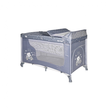 Дитячий манеж Bertoni/Lorelli MOONLIGHT 2L silver [100782]