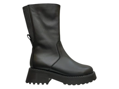 Жіночі чоботи Foot Step короткі чорні шкіряні FS-16-7R 25,5 см 41(р)