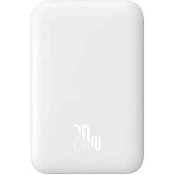 Портативна батарея Powerbank Baseus Magnetic Mini Wireless Quick Charging 10000mAh 20W PPCX070002 White