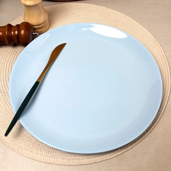 Бірюзова підставна тарілка Luminarc Diwali Light Blue 270 мм (P2015)