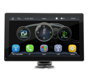 Портативный автомобильный MP5-плеер с поддержкой CarPlay/Android Auto 9 дюймов