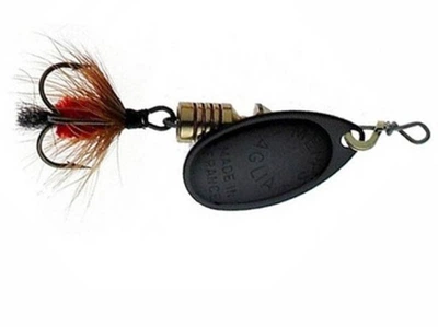 Блесна MEPPS AGLIA MOUCHE 0 чорн. Black Fly 2,5гр,AM0BNR