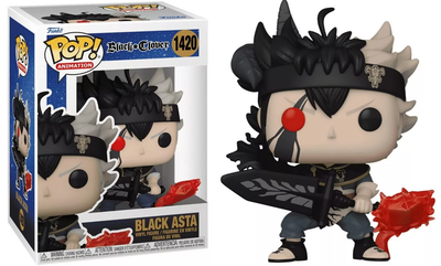 Фигурка Фанко Черный Клевер Черная Аста №1420 Animation Black Clover Black Asta Funko 70568