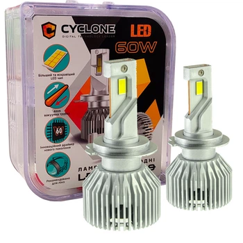 Лампа світлодіодна для фар Cyclone LED Type 49 H7 6000K 17500LM 2 шт комплект