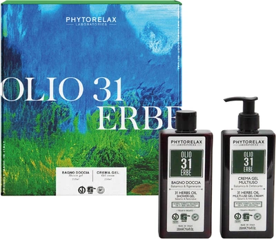 Набор Phytorelax Laboratories Olio 31 Erbe Гель для душа 250 мл + Бальзамический крем-гель для тела 250 мл (8030976033018)