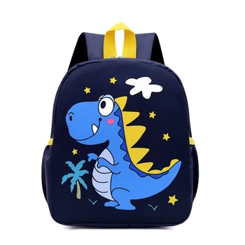 Дитячий рюкзак Hommex Small Dino Black - тканина чорна / малюнок синій динозавр