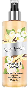 Спрей для тіла та волосся Bruno Banani Sunset Blossom Jasmine and Vanilla 250 мл (3616304077364)