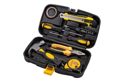 Набор инструментов Mastertool 8 ед для ремонта и строительства с плоскогубцами и отвертками в кейсе (IT-DR_11N)