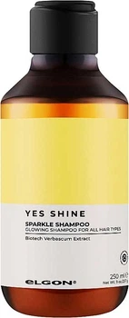 Шампунь для надання сяйва тьмяному волоссю Elgon Yes Shine Sparkle Shampoo 250 мл (8056284451405)