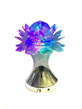 Дискошар у формі нічника квітки з підставкою LED Crystal Magic Ball Light (AT-W9)