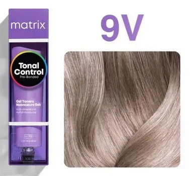 Тонер для волос на кислой основе Matrix SoColor Sync Pre-Bonded Acidic Toner 9V, 90 мл