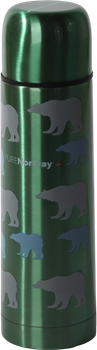 Termos Pure Norway Polarbear Metallic zielony 500 ml (7071673139147)