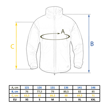 Куртка зимняя Helikon-Tex Level 7 Climashield® Apex 100g Shadow Grey L