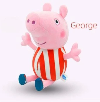 Плюшевая игрушка Свинка Джордж (George) 25 см Супер Крутой из семьи Пеппа Розовый