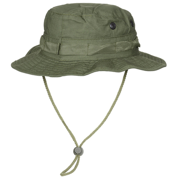 Панама с большим отворотом US GI Bush Hat, Rip Stop, chin strap, OD green XL