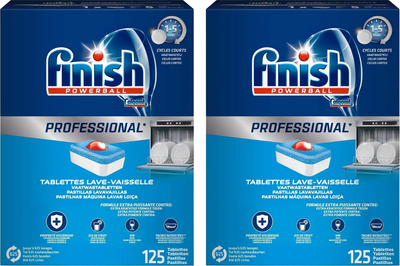 Tabletki do zmywarki Finish Professional 2 x 125 szt (4002448088844/2)