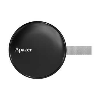 Портативний SSD Apacer Magnetic Portable AS725 256 GB USB 3.2 Gen.2 Type-C MagSafe Black (AP256GAS725B-1)