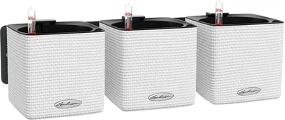 Комплект вазонов Lechuza Green Wall Home Kit Color 48х6х14 см 3 шт Белые (4008789133991-13398)