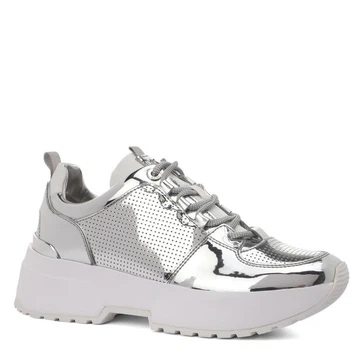 Кроссовки женские Michael Kors Cosmo Silver 37 Срібний 43S9CSFS1M