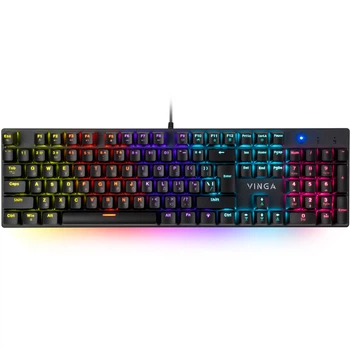 Клавиатура Vinga KBGM-100 LED Blue Switch USB Black