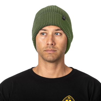 Шапка 5.11 Tactical® Tactical Boistel Beanie. Сottone. Цвет Олива.