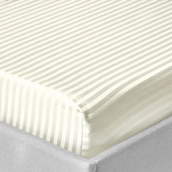 Простынь на резинке Zastelli Ivory stripe поликоттон 100х200+20 см Айвори (2500001002112)