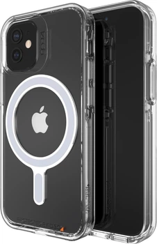 Чохол протиударний ZAGG Gear4 Crystal Palace Clear Case with MagSafe для Apple Iphone 12/12 Pro (6.1") Прозорий
