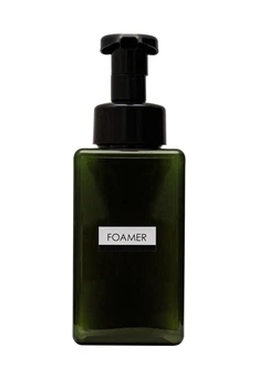 Диспенсер дозатор для рідкого мила з функцією створення піни FOAMER 450мл темно-зелений