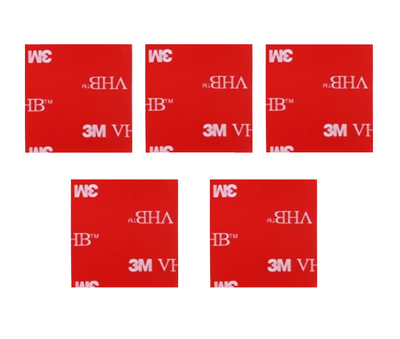 3М VHB двухсторонний скотч, липучки для соединения Квадрат 40х40 мм (5 шт) (A-680761)