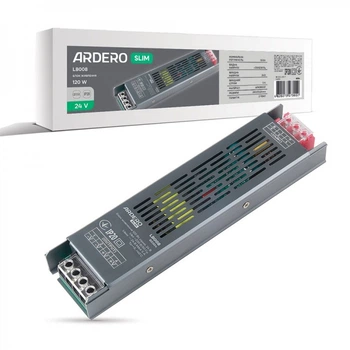 Блок живлення для LED стрічки Ardero LB008 24В 120Вт IPф20 (80304)