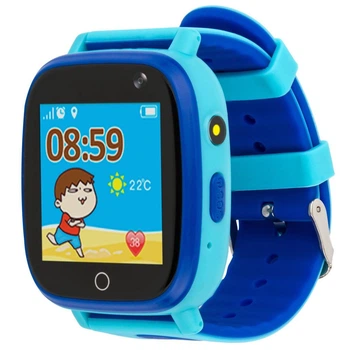 Дитячий розумний годинник-трекер для дітей AmiGo GO001 iP67 Blue
