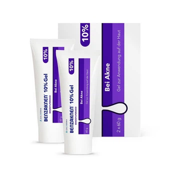 Гель Бензак Galderma от прыщей 10% 120г (2*60г)